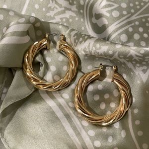 Swirl Loop Earrings